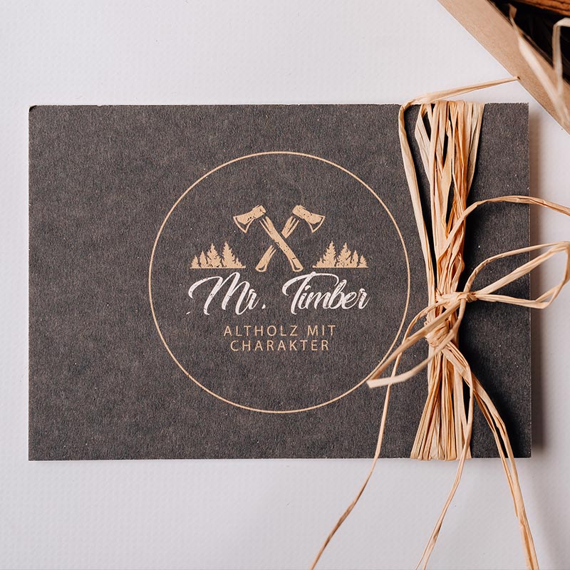 Gutschein in edler Verpackung per Post