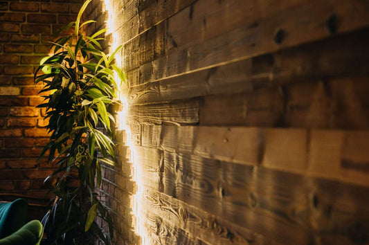 Wandpaneele Sonnenverbrannt