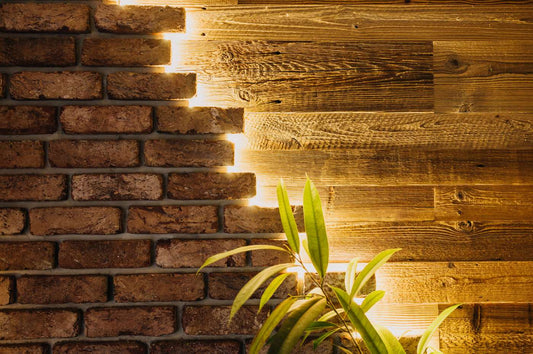 Wandpaneele Sonnenverbrannt